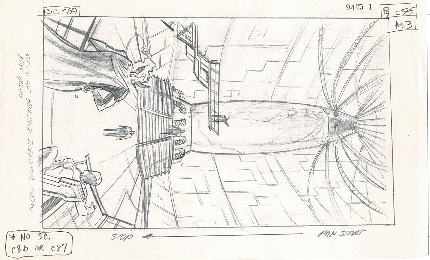 Jim Lee Wildc.a.t.s. Wildcats Lot of 3 Production Animation Storyboard Nelvana 1994-5 F3-69