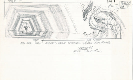 Jim Lee Wildc.a.t.s. Wildcats Lot of 3 Production Animation Storyboard Nelvana 1994-5 F3-72