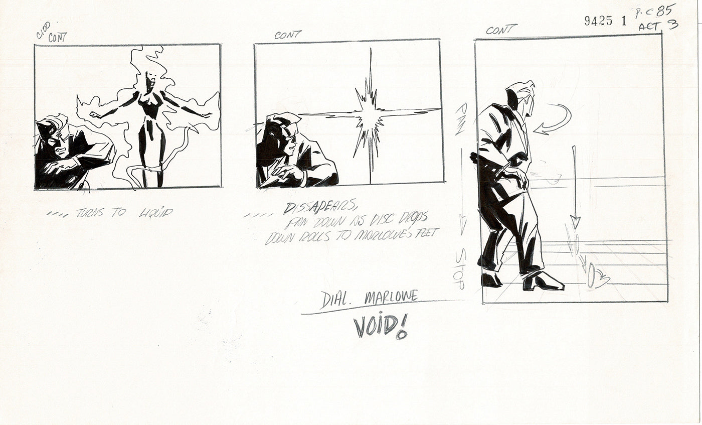 Jim Lee Wildc.a.t.s. Wildcats Lot of 3 Production Animation Storyboard Nelvana 1994-5 F3-81