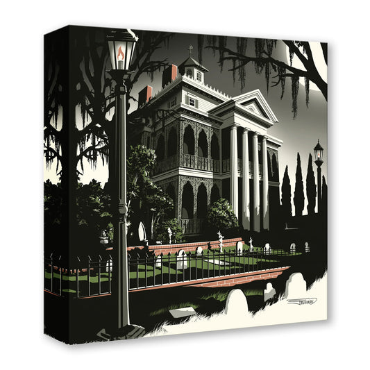 Haunted Mansion Walt Disney Fine Art JC Richard Limited Edition of 1500 Treasures on Canvas Print TOC - Where Spirits Gather