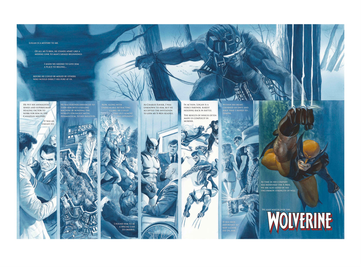 Origins Wolverine Alex Ross Signed Marvel NYCC 2026 Exclusive Print on Paper Limited Edition of 25 Artist Proof Edition