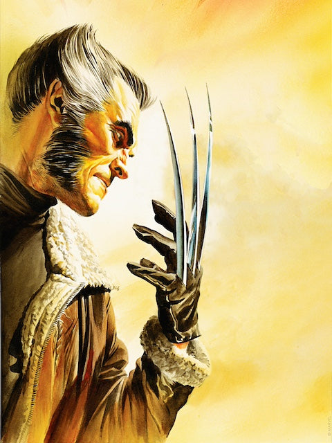 Alex Ross SIGNED Marvel X-men Wolverine Weapon X SDCC 2024 Exclusive Print on Paper Limited Edition of 25 Printers Proof Edition