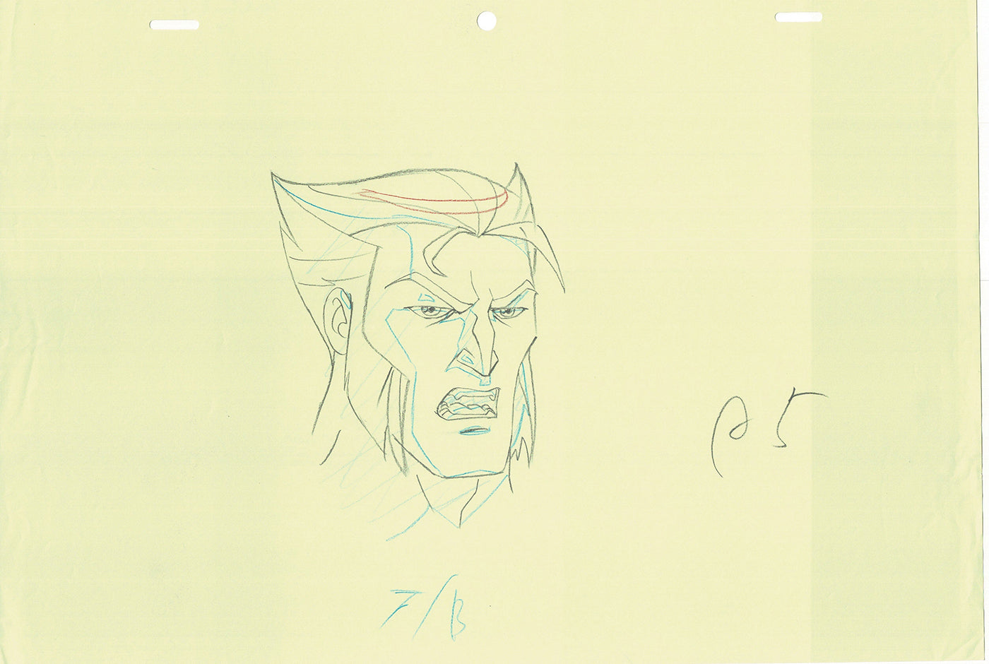 Wolverine and the X-Men Production Animation Cel Drawing Marvel 2009 B03