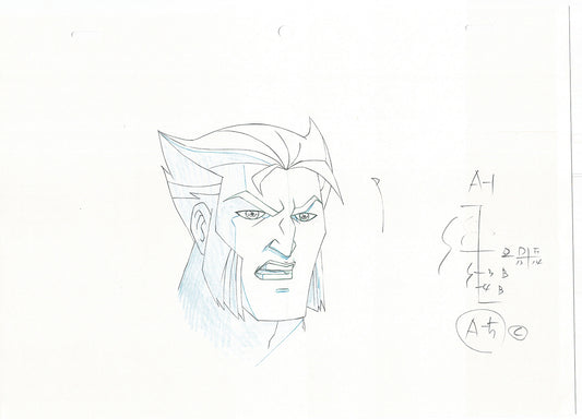 Wolverine and the X-Men Production Animation Cel Drawing Marvel 2009 B04