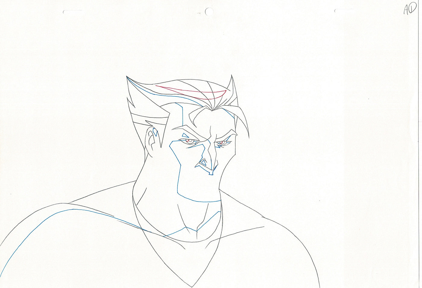 Wolverine and the X-Men Production Animation Cel Drawing Marvel 2009 B05