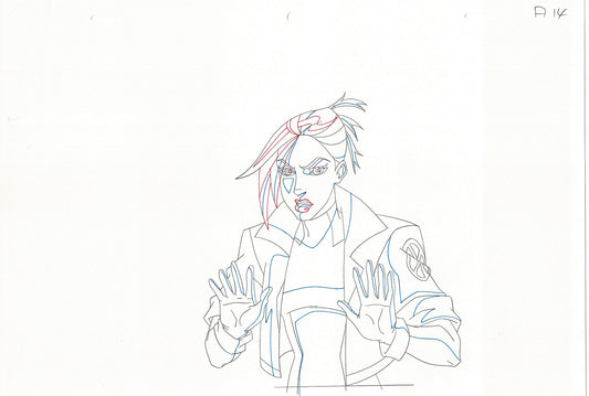Wolverine and the X-Men Production Animation Cel Drawing Marvel 2009 B10
