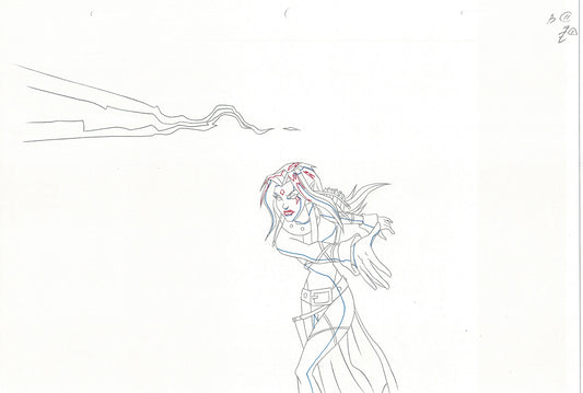 Wolverine and the X-Men Production Animation Cel Drawing Marvel 2009 B14