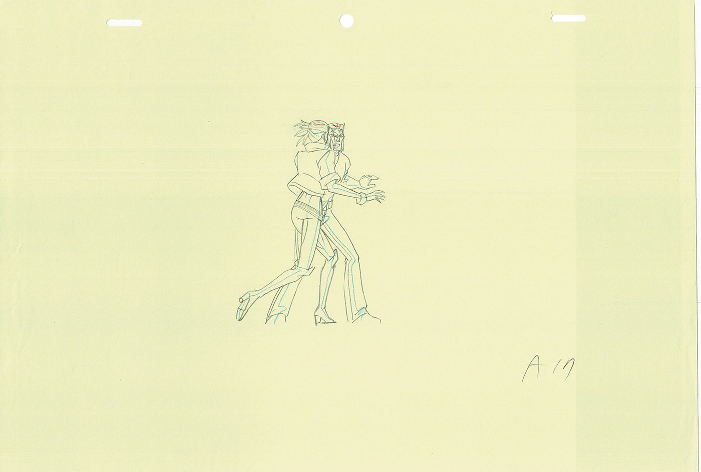 Wolverine and the X-Men Production Animation Cel Drawing Marvel 2009 B17