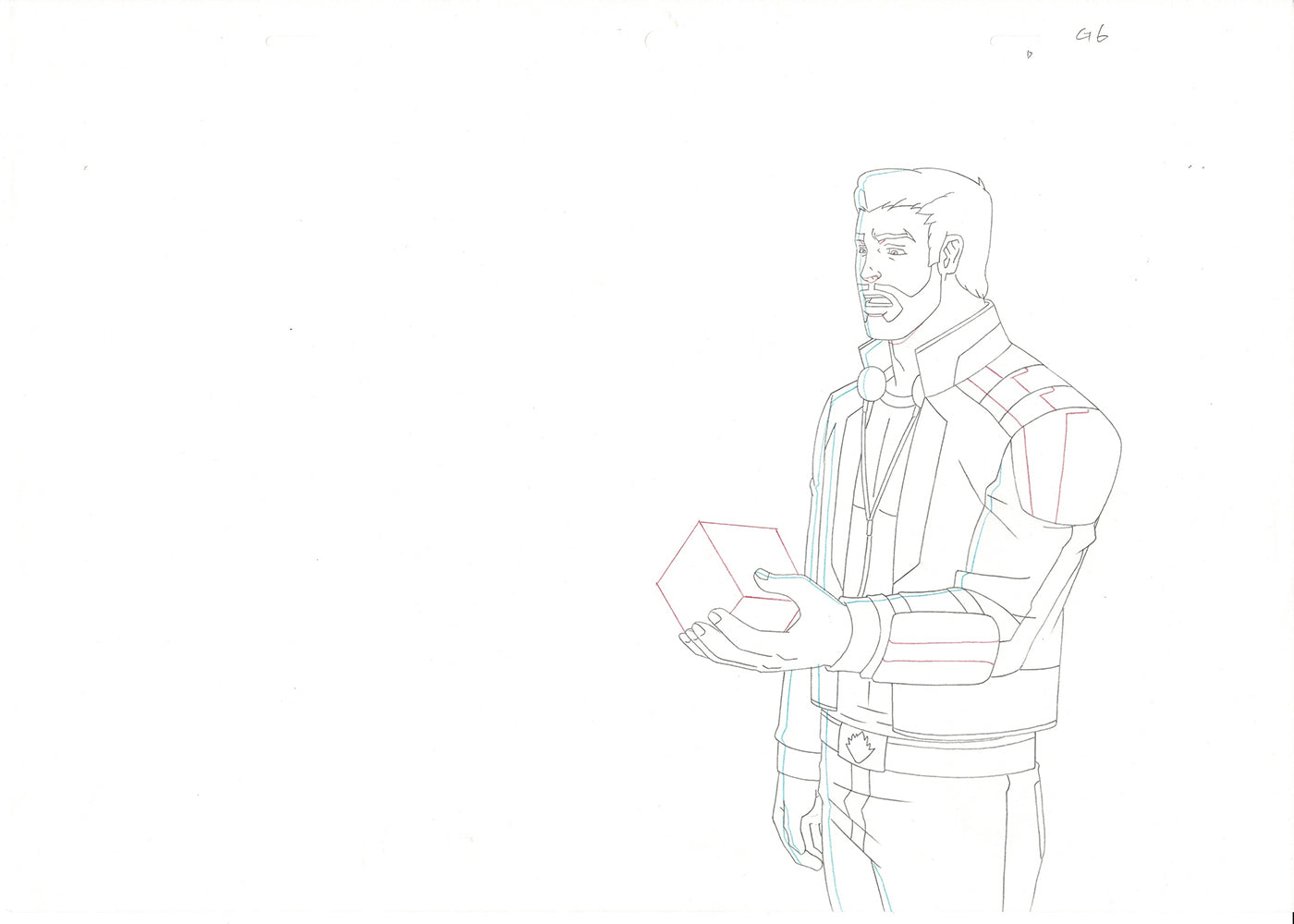 Wolverine and the X-Men Production Animation Cel Drawing Marvel 2009 B19