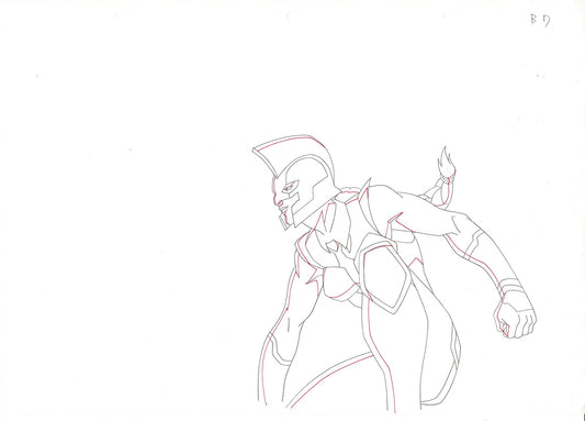 Wolverine and the X-Men Production Animation Cel Drawing Marvel 2009 B20