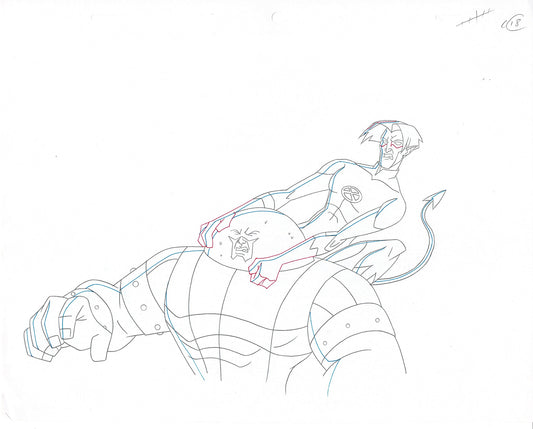 Wolverine and the X-Men Production Animation Cel Drawing Marvel 2009 B21