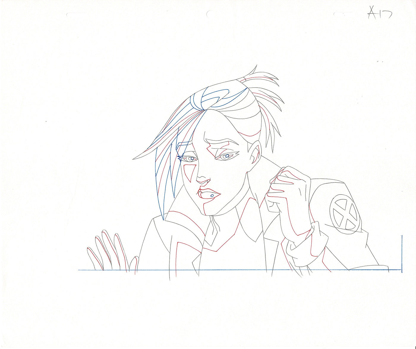 Wolverine and the X-Men Production Animation Cel Drawing Marvel 2009 B23