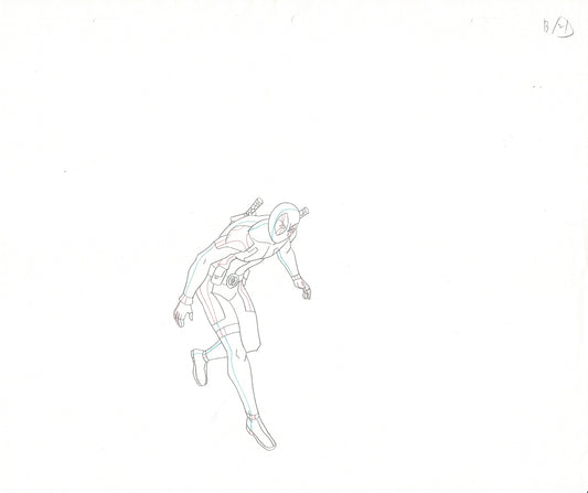 Wolverine and the X-Men Production Animation Cel Drawing Marvel 2009 B24