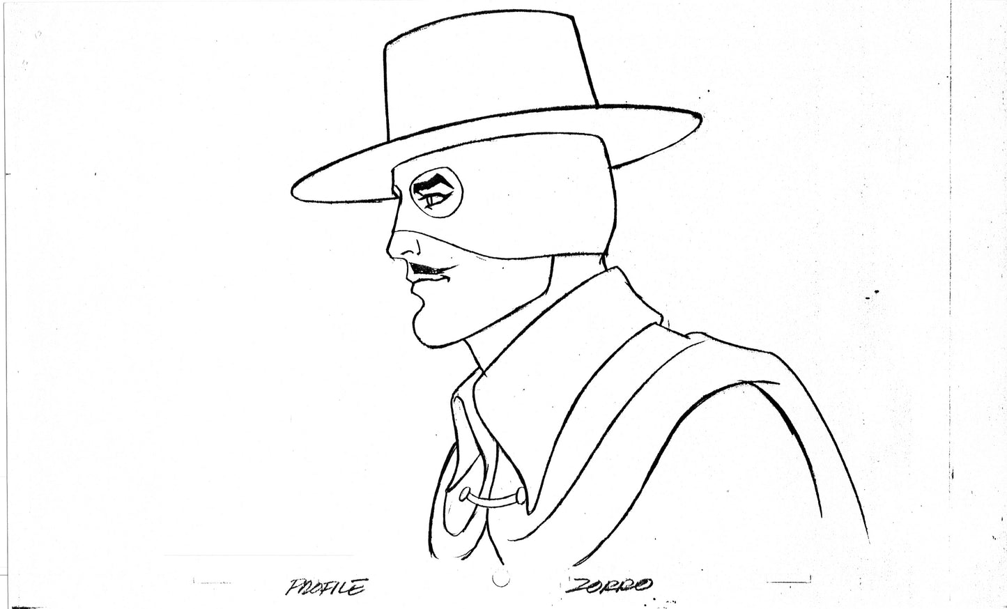 Zorro Production Model Sheet Copy Lot of 42 pages 1981 Cartoon Filmation 4