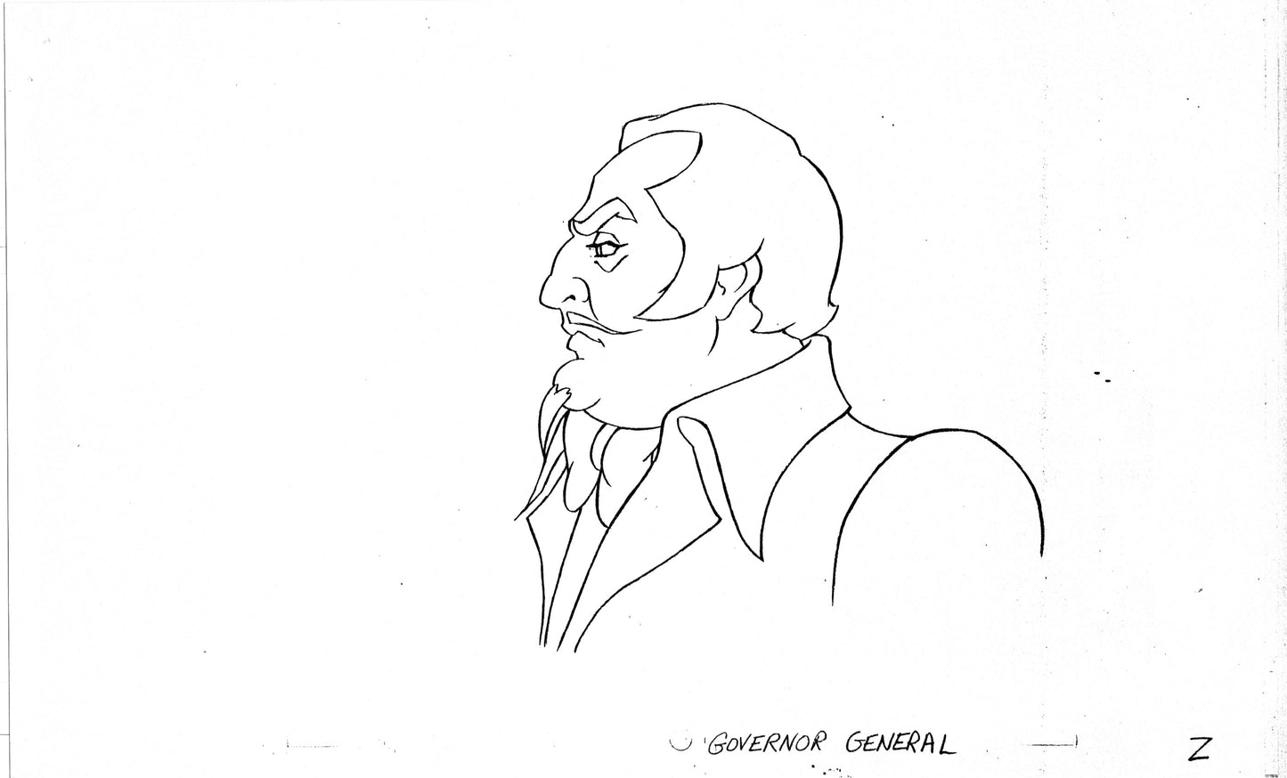 Zorro Production Model Sheet Copy Lot of 42 pages 1981 Cartoon Filmation 4