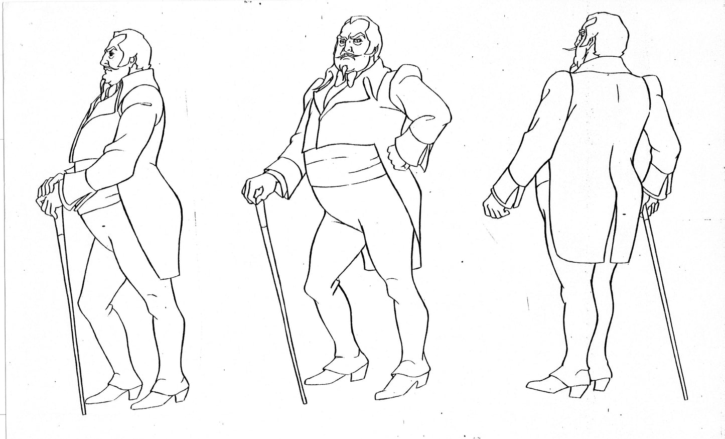 Zorro Production Model Sheet Copy Lot of 42 pages 1981 Cartoon Filmation 4