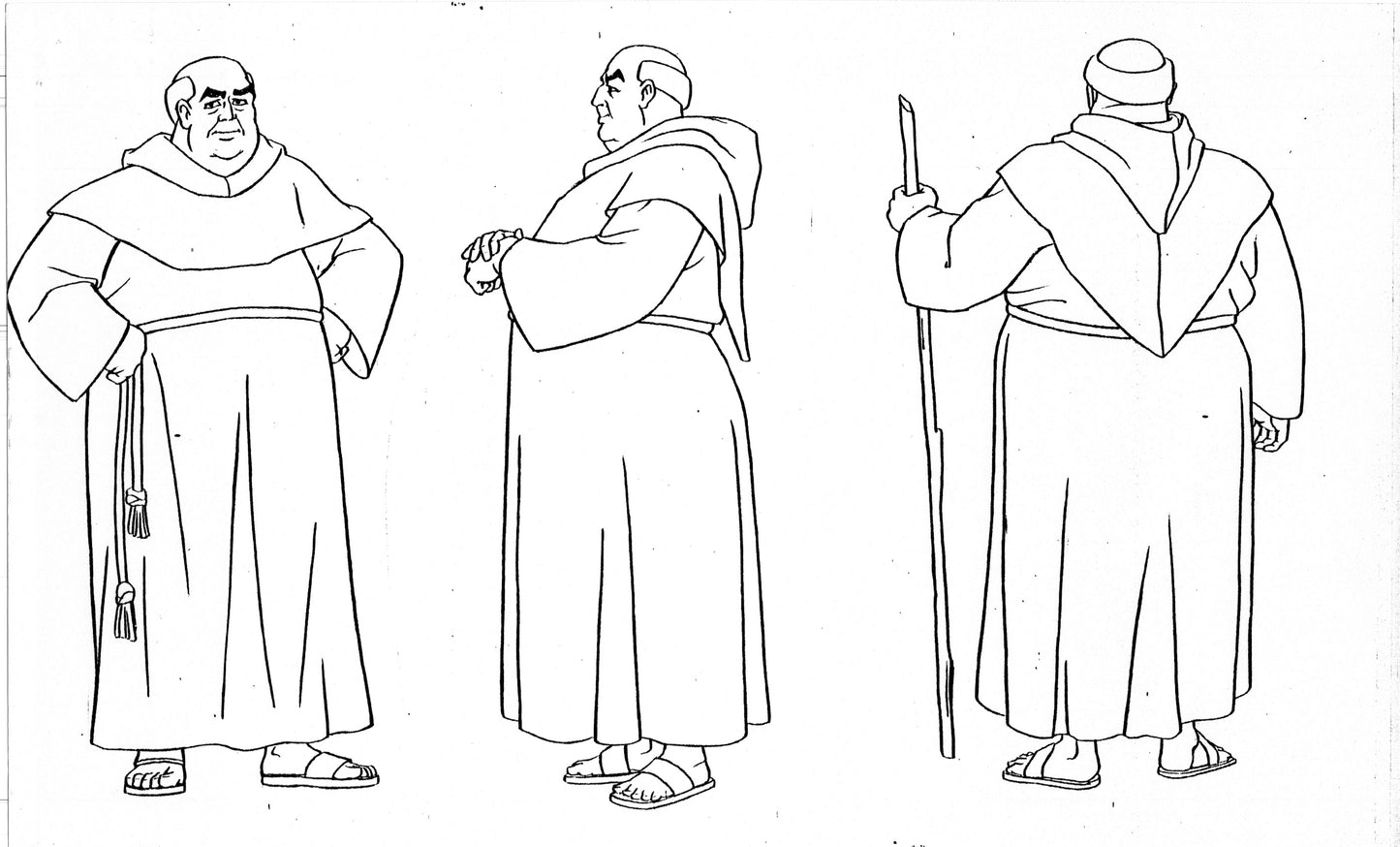 Zorro Production Model Sheet Copy Lot of 42 pages 1981 Cartoon Filmation 4