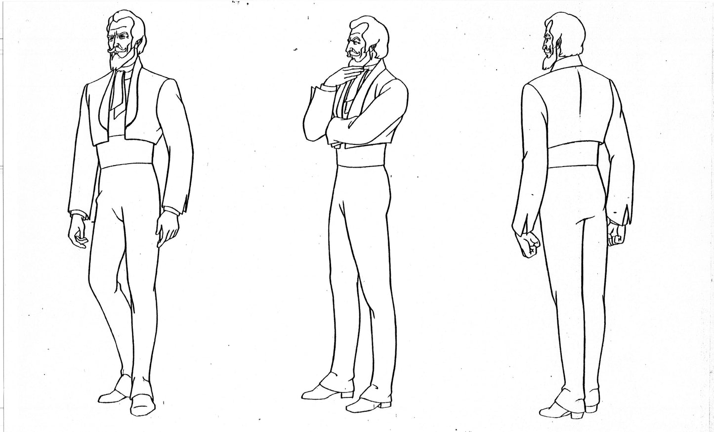 Zorro Production Model Sheet Copy Lot of 42 pages 1981 Cartoon Filmation 4