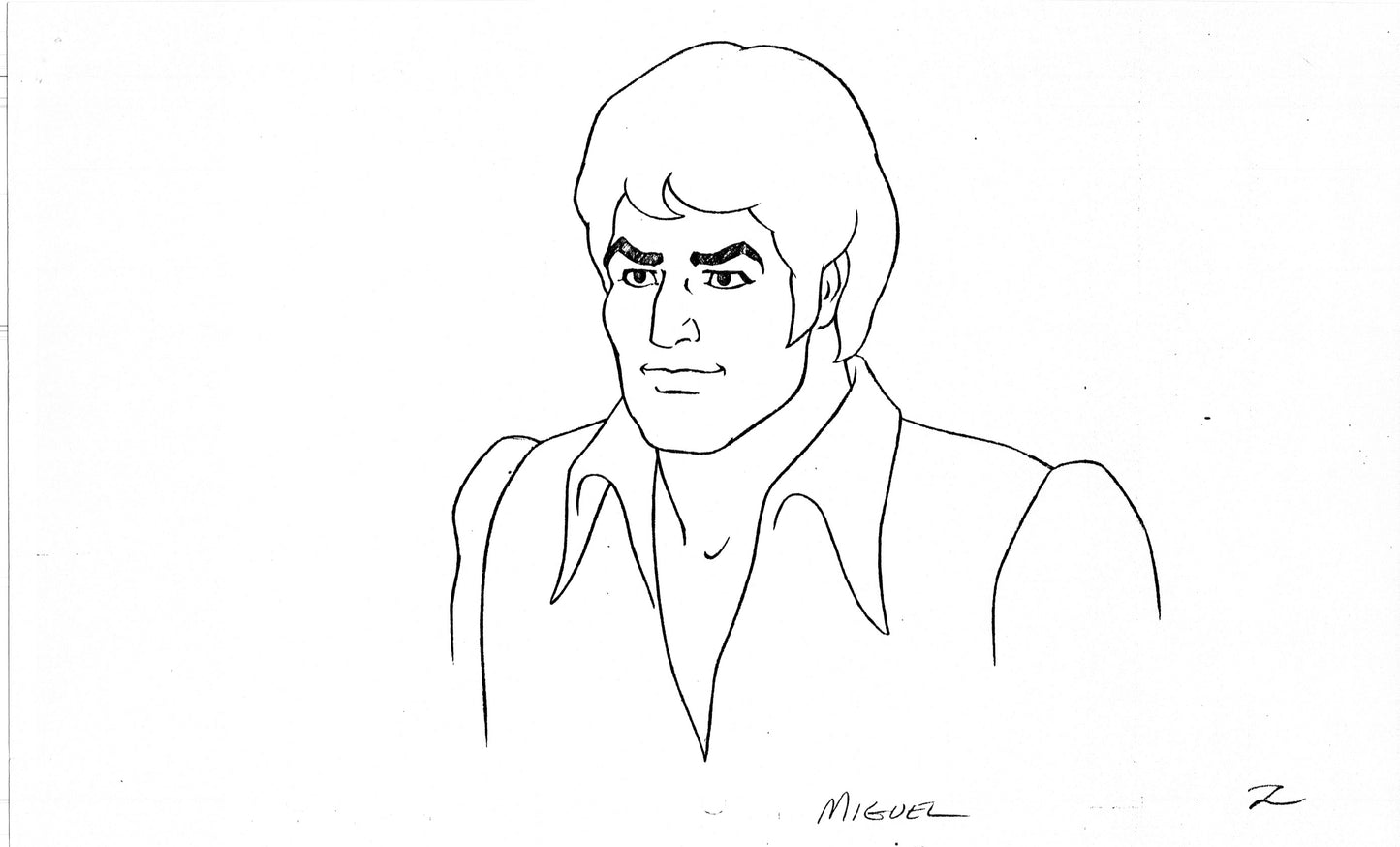 Zorro Production Model Sheet Copy Lot of 42 pages 1981 Cartoon Filmation 4