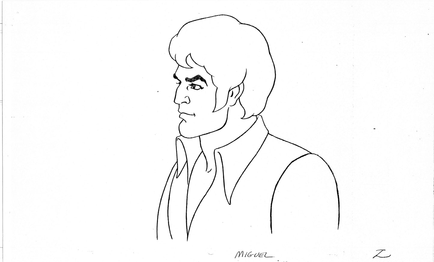 Zorro Production Model Sheet Copy Lot of 42 pages 1981 Cartoon Filmation 4