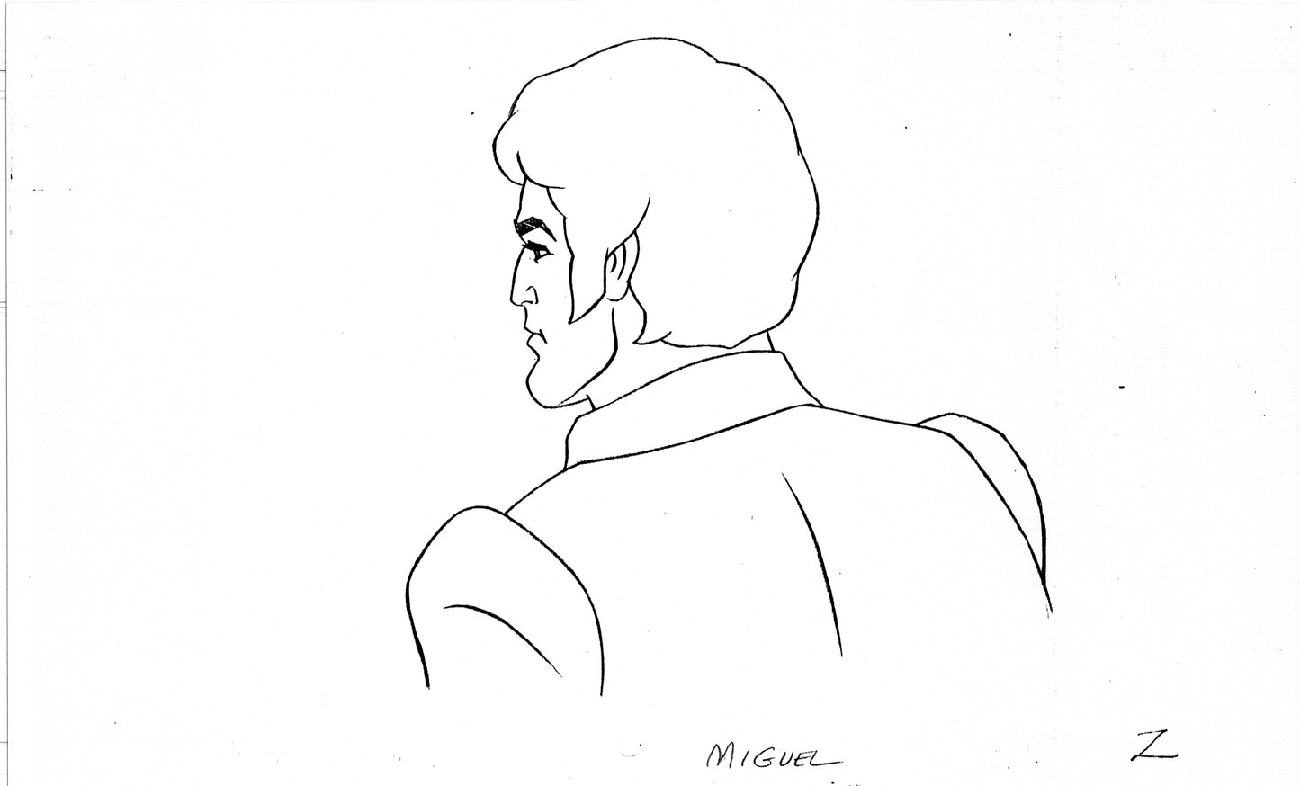 Zorro Production Model Sheet Copy Lot of 42 pages 1981 Cartoon Filmation 4