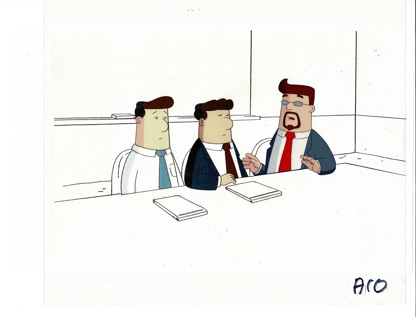 Dilbert Original Production Animation Cel and Drawing Scott Adams 1999-2000 A10 SEE BELOW