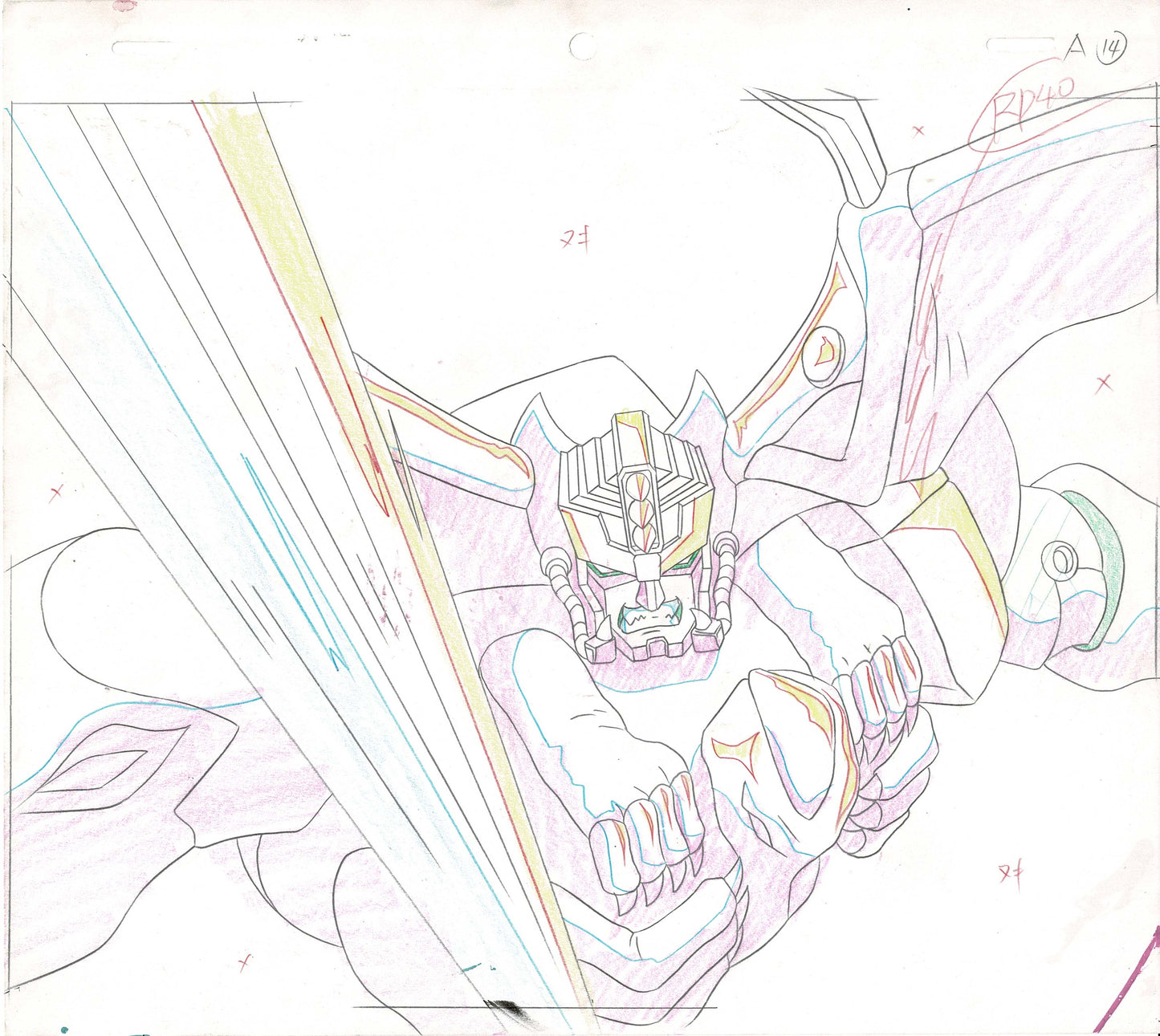 TRANSFORMERS Magmatron Production Animation Cel and Drawing Anime Beast Wars Neo 1999 14