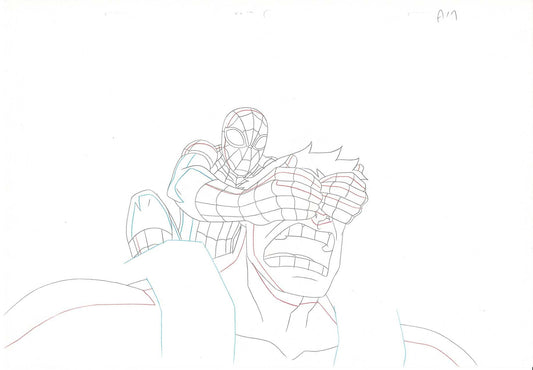Ultimate Spider-Man Production Animation Cel Drawing Marvel 2012-2013 a17