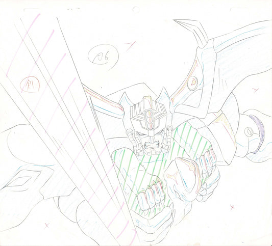 TRANSFORMERS Magmatron Animation Cel Drawing Anime Beast Wars Neo 1999 xa6b
