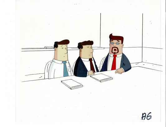 Dilbert Original Production Animation Cel and Drawing Scott Adams 1999-2000 A6 SEE BELOW