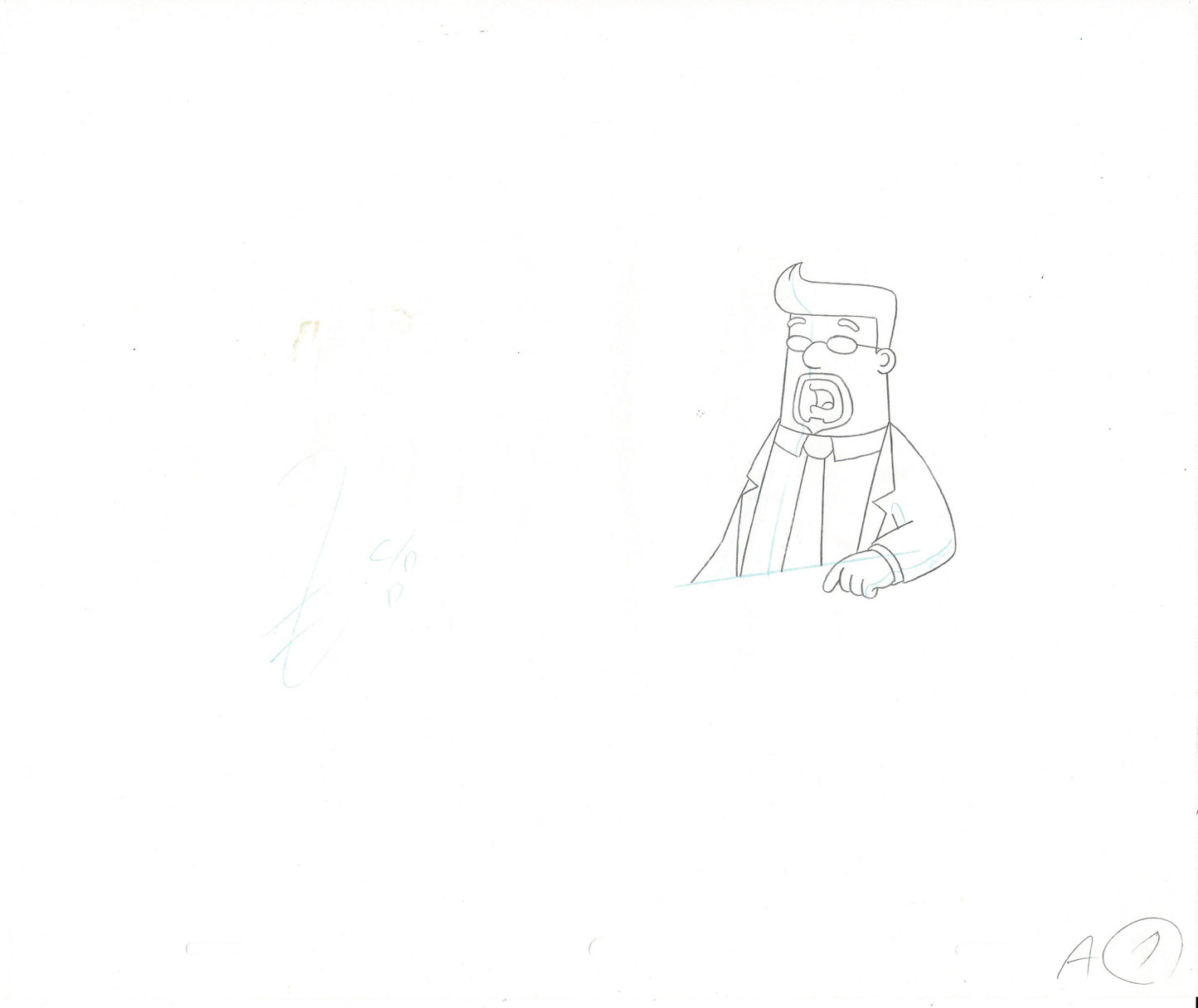 Dilbert Original Production Animation Cel and Drawing Scott Adams 1999-2000 A7 SEE BELOW