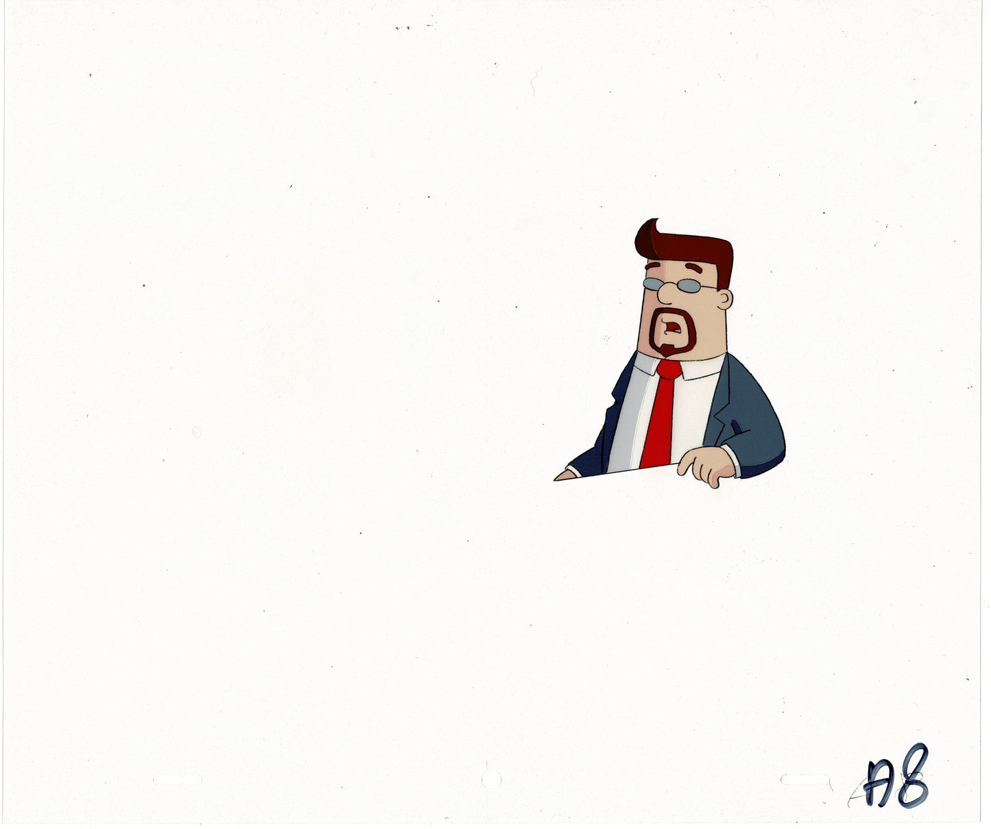 Dilbert Original Production Animation Cel and Drawing Scott Adams 1999-2000 A8 SEE BELOW