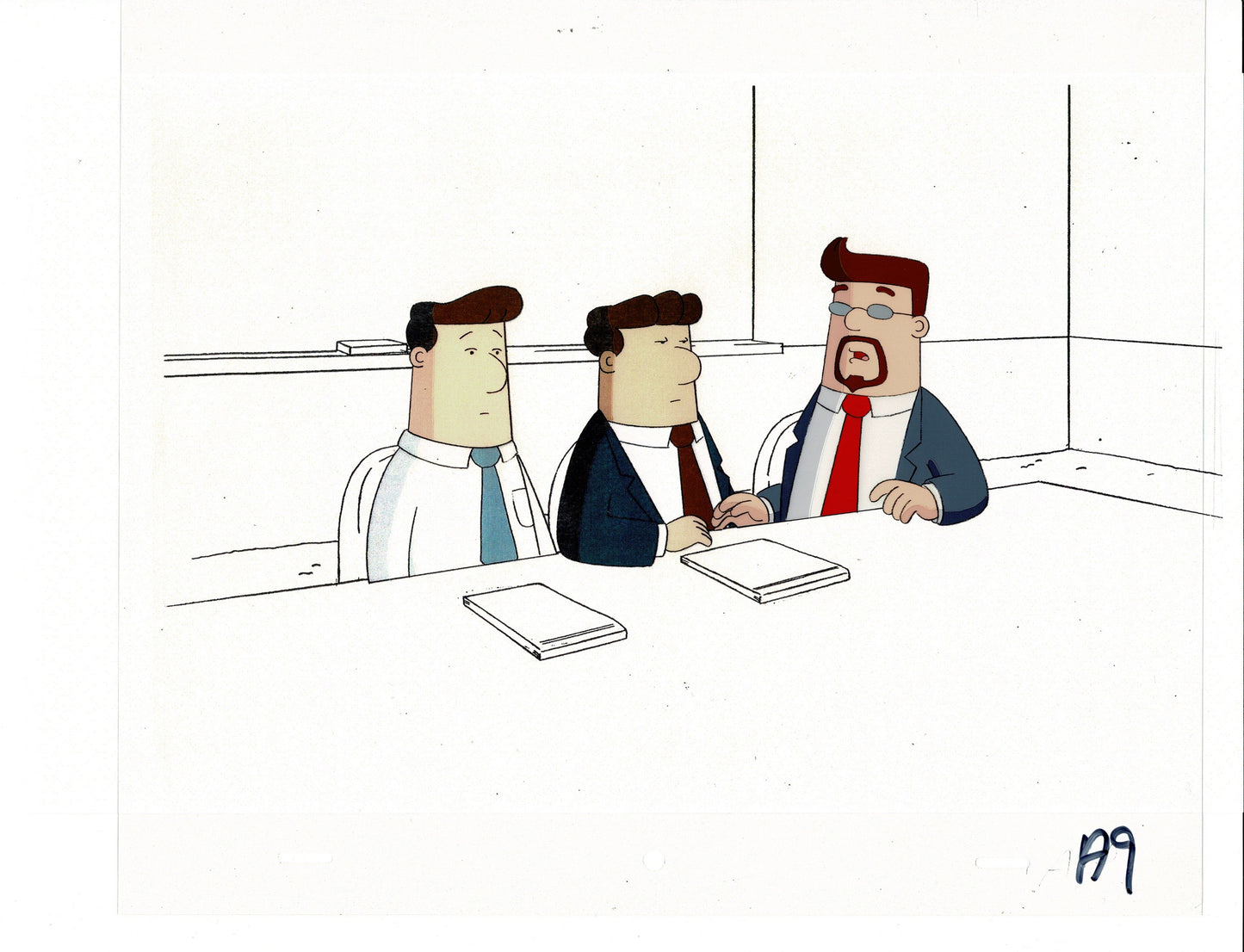 Dilbert Original Production Animation Cel and Drawing Scott Adams 1999-2000 A9 SEE BELOW