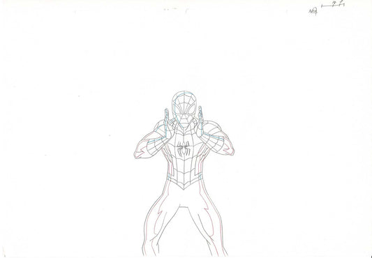 Ultimate Spider-Man Production Animation Cel Drawing Marvel 2012-2013 b21
