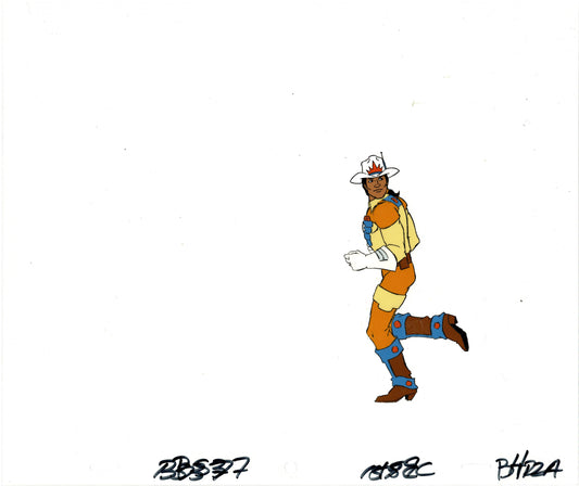 Bravestarr Animation Cartoon Production Cel from Filmation 1987-8 E-b342a