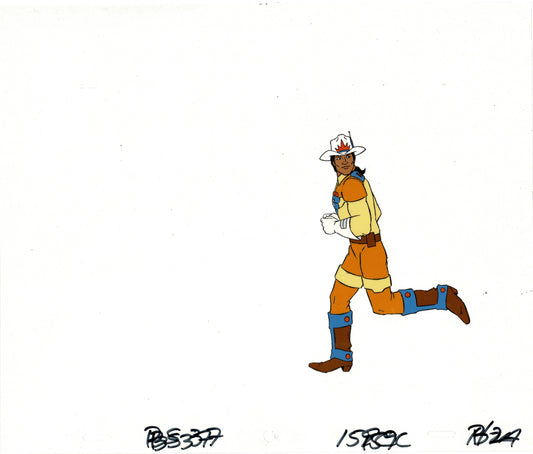 Bravestarr Animation Cartoon Production Cel from Filmation 1987-8 E-b34a