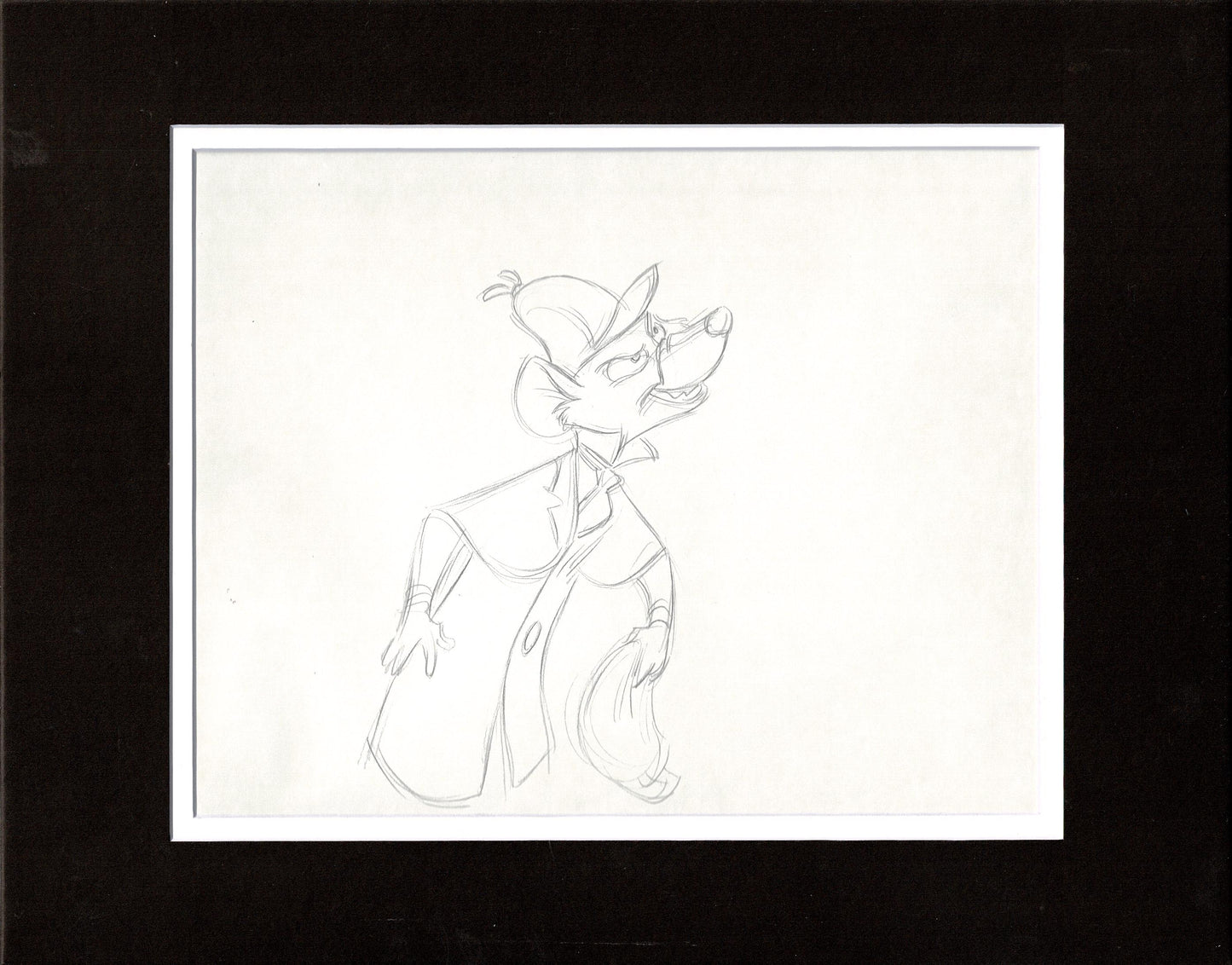 Great Mouse Detective Basil Walt Disney Production Animation Drawing 1986 11