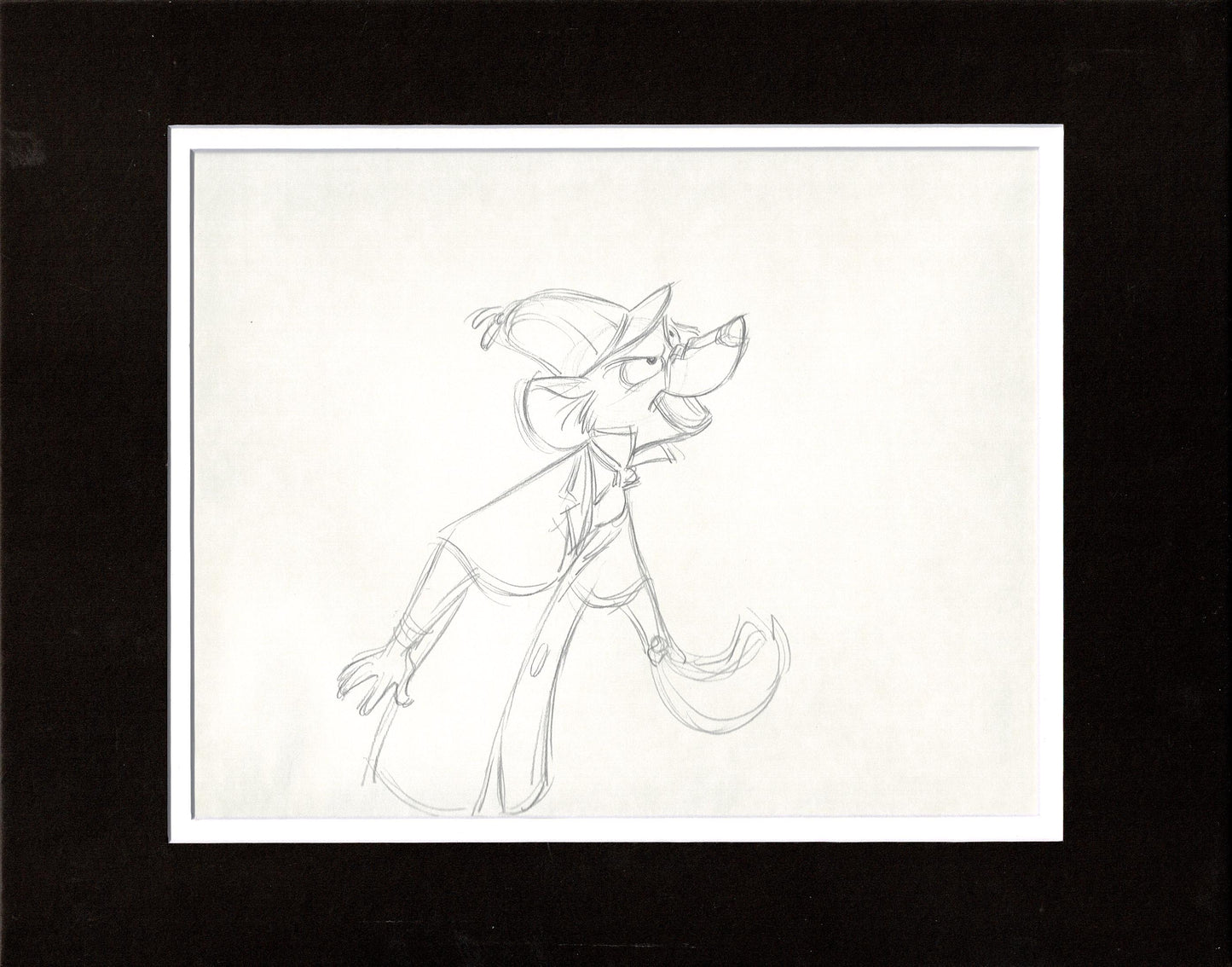 Great Mouse Detective Basil Walt Disney Production Animation Drawing 1986 51