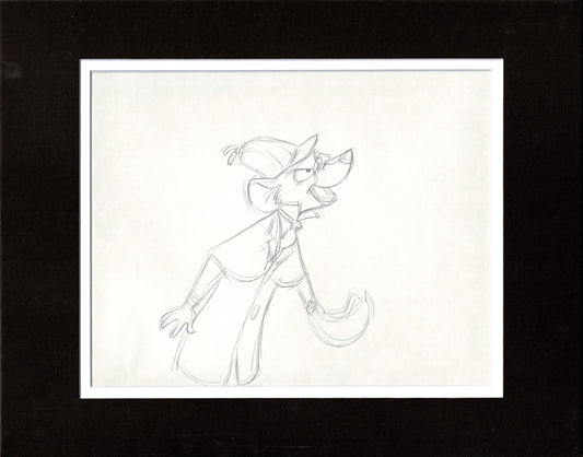 Great Mouse Detective Basil Walt Disney Production Animation Drawing 1986 51