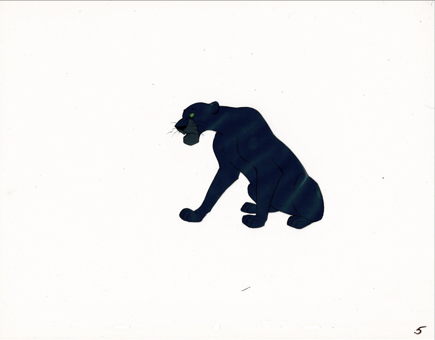 The Jungle Book Bagheera Walt Disney Feature Production Animation Cel from 1967 5