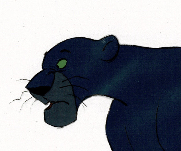 The Jungle Book Bagheera Walt Disney Feature Production Animation Cel from 1967 5