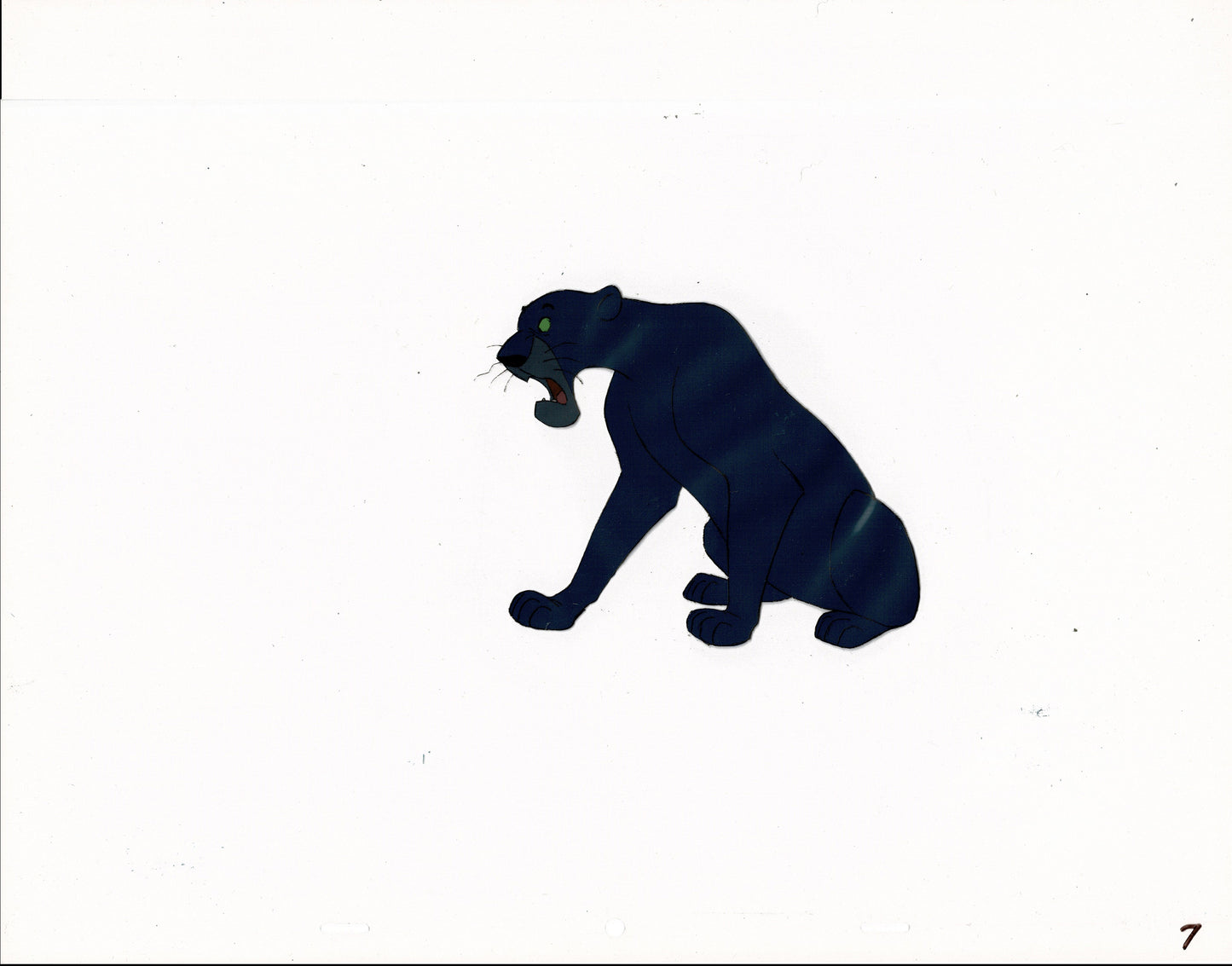 The Jungle Book Bagheera Walt Disney Feature Production Animation Cel from 1967 7