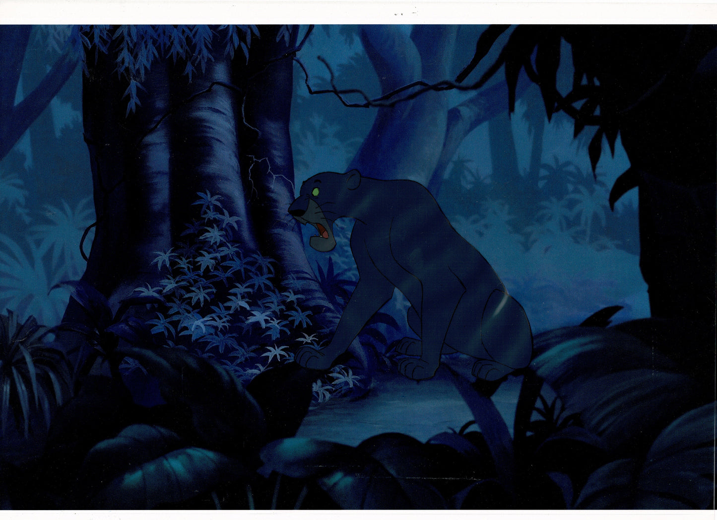 The Jungle Book Bagheera Walt Disney Feature Production Animation Cel from 1967 7