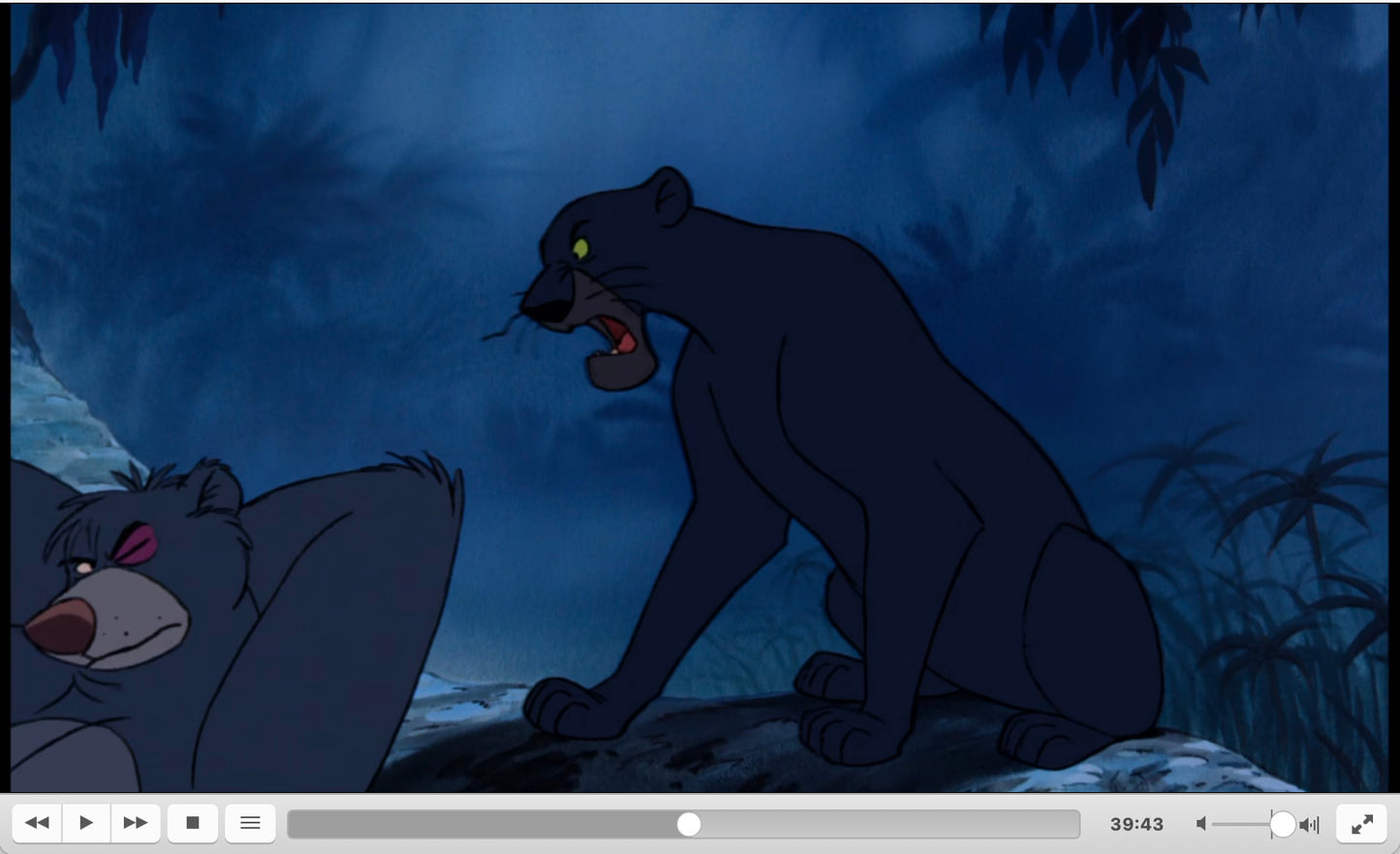 The Jungle Book Bagheera Walt Disney Feature Production Animation Cel from 1967 7