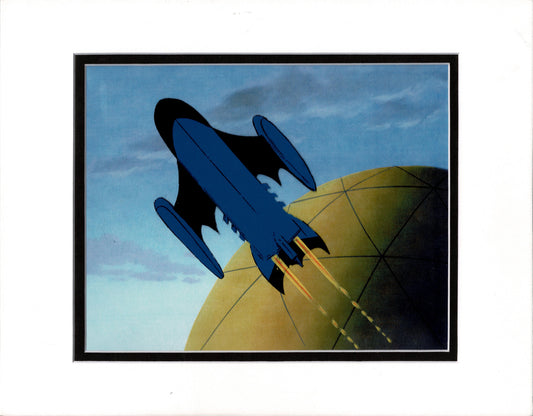 Superfriends Batplane Production Animation Cartoon Cel Hanna Barbera 1970s p4