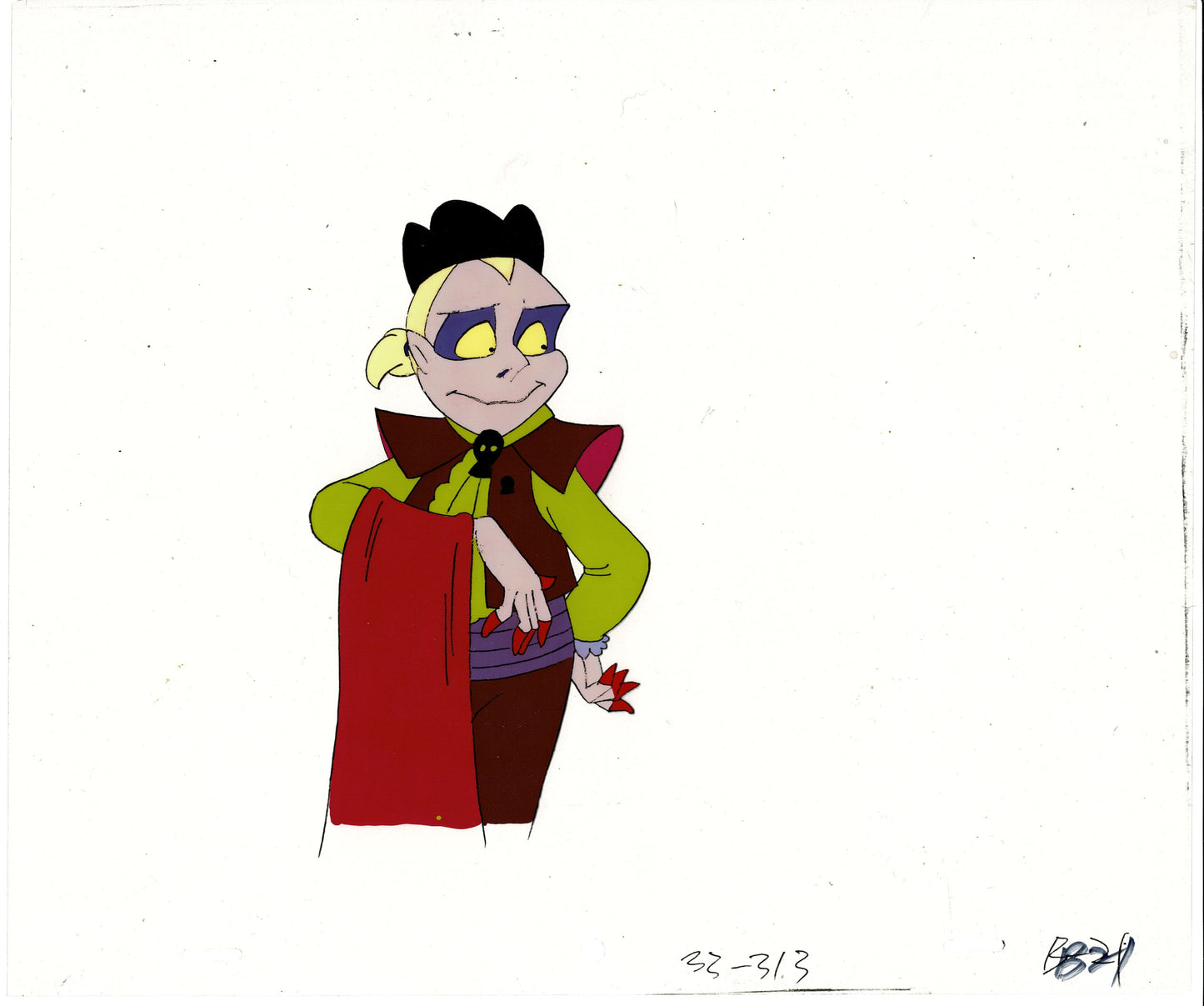 Beetlejuice Original Production Animation Cel and Original Background Nelvana 21