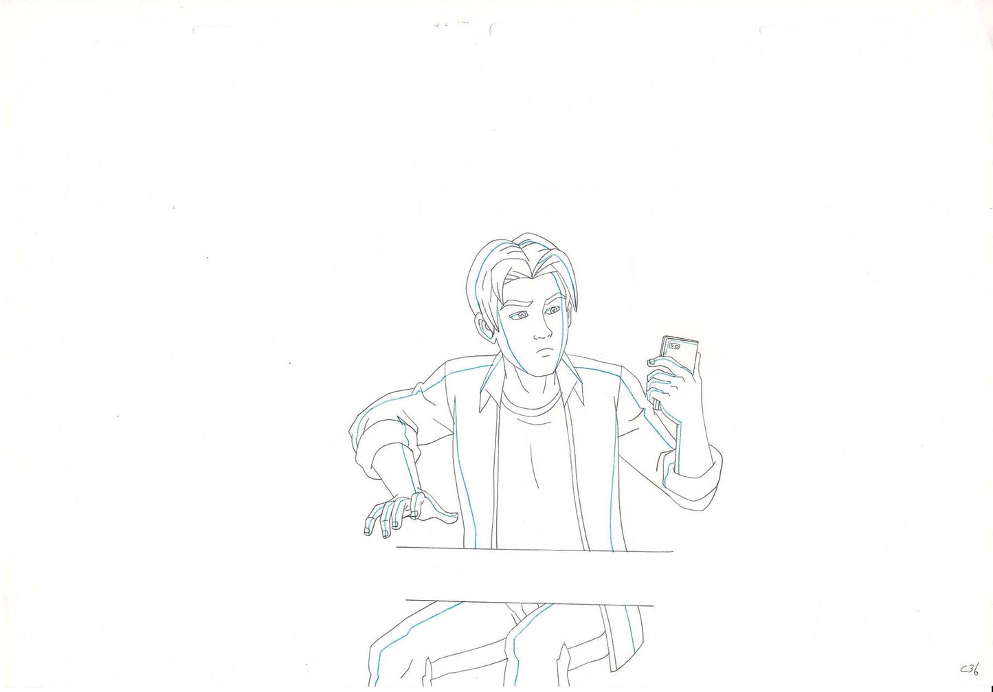 Ultimate Spider-Man Production Animation Cel Drawing Marvel 2012-2013 c16