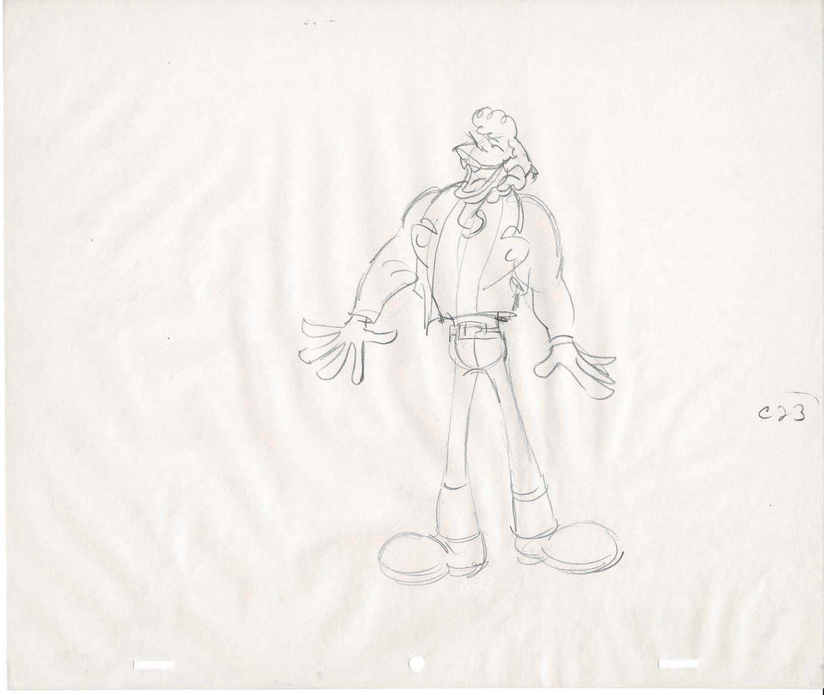 Hey Good Look In Ralph Hey Good Lookin Cartoon Production Animation Cel Drawing from Ralph Ba ...