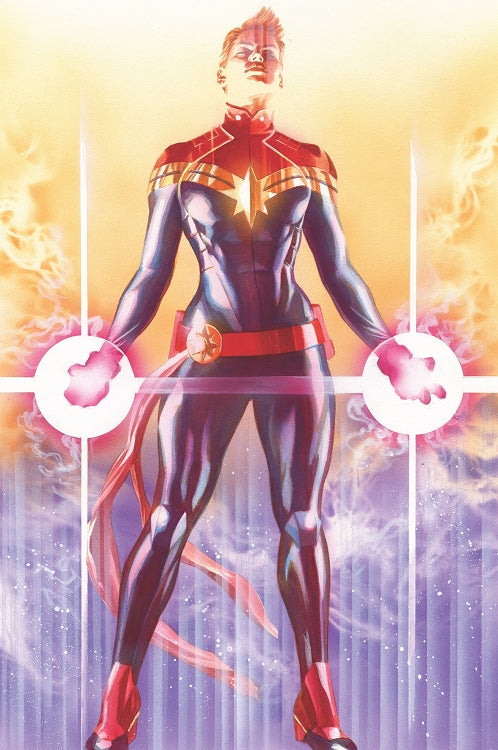 Alex Ross SIGNED Mighty Captain Marvel Print on Paper Limited Edition of 25 - Choose your Proof edition