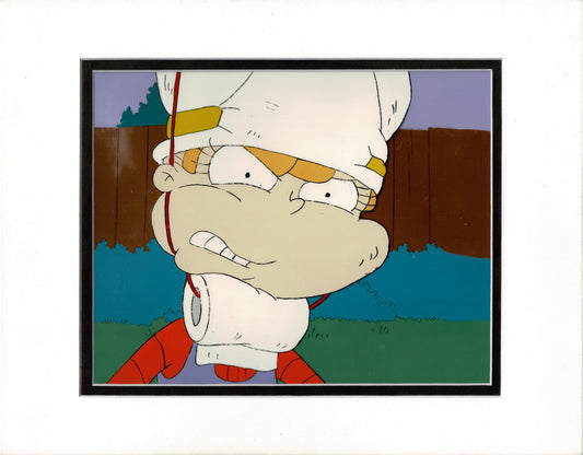 Rugrats Original Production Cel with OBG Original background of Angelica Pickles Nickelodeon 1991-3